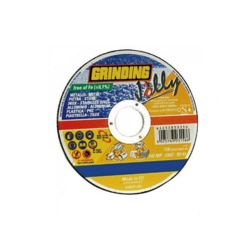 ΔΙΣΚΟΣ ΚΟΠΗΣ 115Χ1,0 JOLLY GRINDING