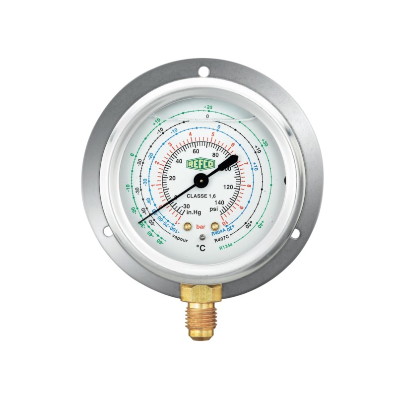 ΜΑΝΟΜΕΤΡΟ REFCO ΚΑΤΩ/ΛΗΨ.MR-306-DS-R407C ΓΛΥΚ.ΥΨΗΛ.Φ63