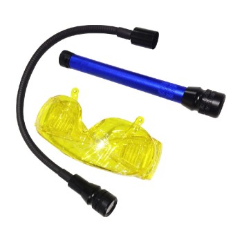 ERRECOM FLEXIBLE BRIGHT TORCH 5 LED UV